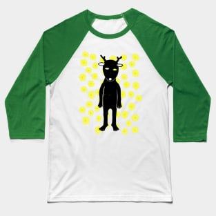 Deer Man Baseball T-Shirt